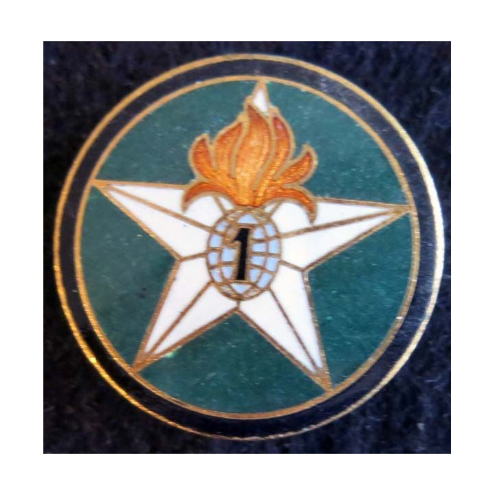 compagnie montée du 1° Régiment étranger d'infanterie Drago Paris en émail 