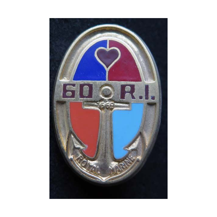 60° RI Insigne 60° régiment d’infanterie fabrication Ballard G. 3461