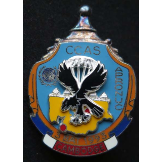 1° RCP CCAS Cambodge APRONUC 3° BAT 1993 Ballard ARGENT