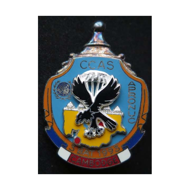 1° RCP CCAS Cambodge APRONUC 3° BAT 1993 Ballard ARGENT