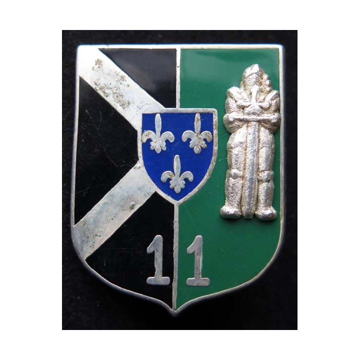 501° RCC 11° escadron régiment de chars de combat chevalier fleur lys