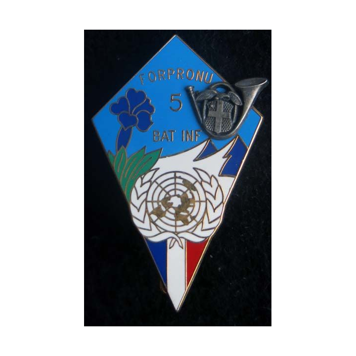 13° BCA bataillon d'Infanterie N° 5 de la FORPRONU Arthus Bertrant Paris