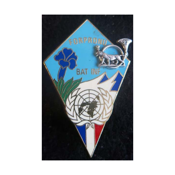 27° BCA bataillon d'Infanterie N° 1 de la FORPRONU Delsart  