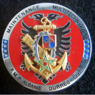2° Compagnie du Matériel 9° division d'infanterie de marine FMP en Albanie