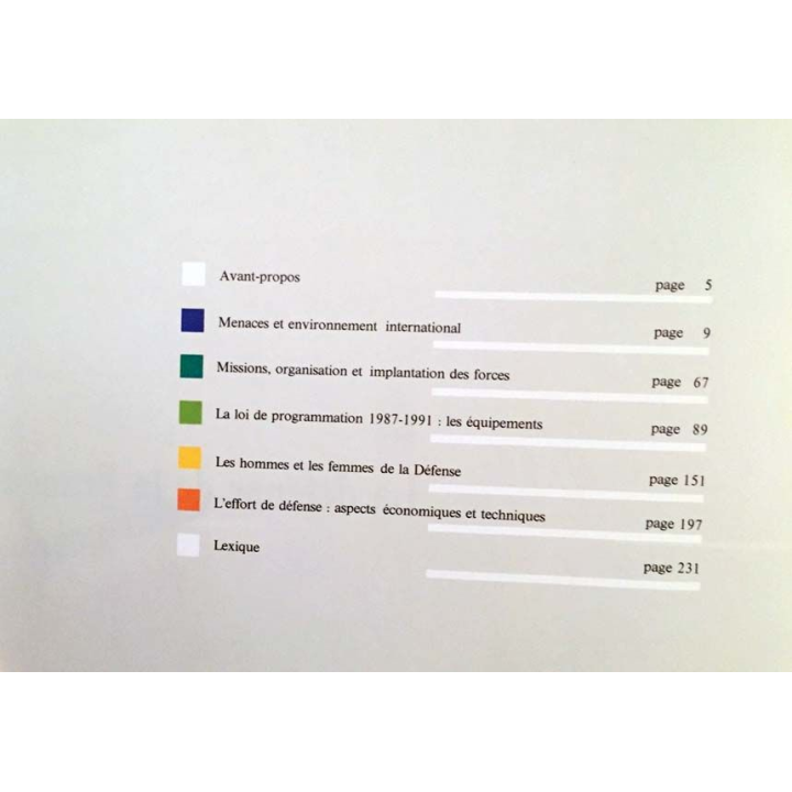 1. La défense de la France aux Ministère de la défense