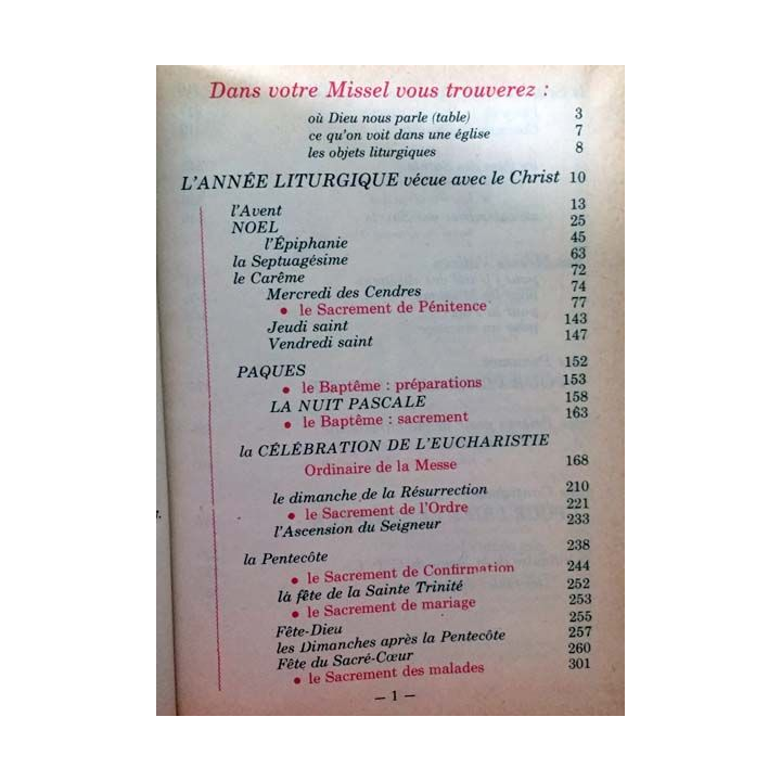 1. Missel quotidien des enfants pour célébrer l'Eucharistie aux éditions Maison Mame
