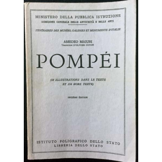 1. Pompéi n°3 de Amedeo Maiuri aux éditions La Libreria Dello Stato - Roma