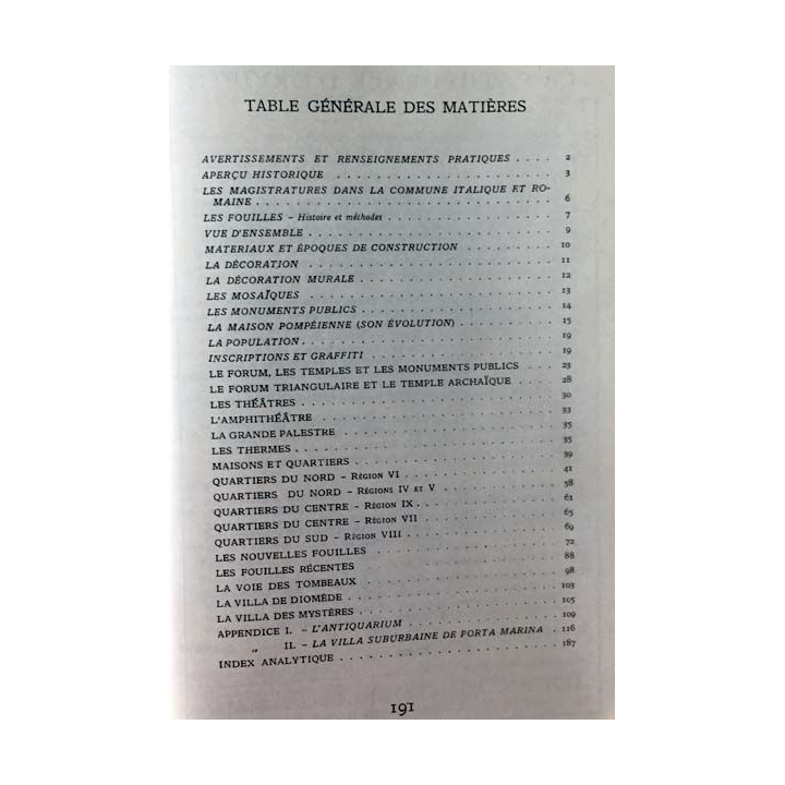 1. Pompéi n°3 de Amedeo Maiuri aux éditions La Libreria Dello Stato - Roma