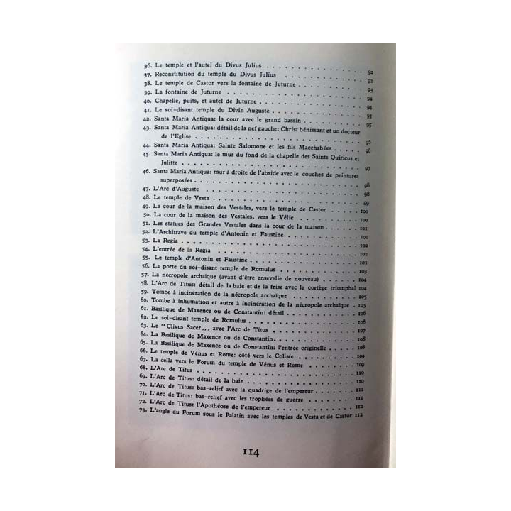 1. Le forum Romain n°44 de Pietro Romanelli aux éditions Istituto poligrafico dello stato Libreria Dello Stato