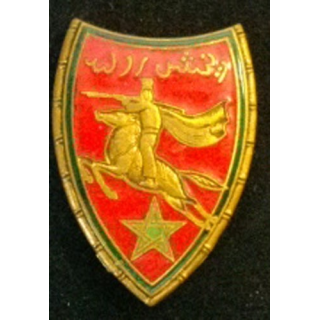 22° régiment de spahis marocains RSM Drago G. 452 en émail