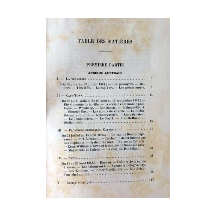 1. A travers l'empire britannique Tome premier du Comte de Hübner aux éditions Librairie Hachette et Cie 1889