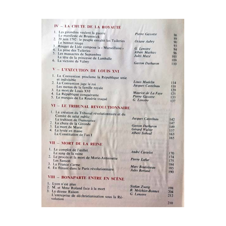 1. Le journal de la France Tome I - La révolution aux éditions Librairie Jules Tallandier