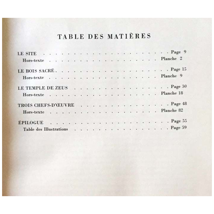 1. Olympie aux éditions Paul Hartmann