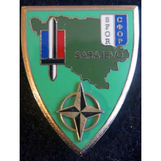 EM SFOR: état major du REPFRANCE à Sarajevo Delsart Sens