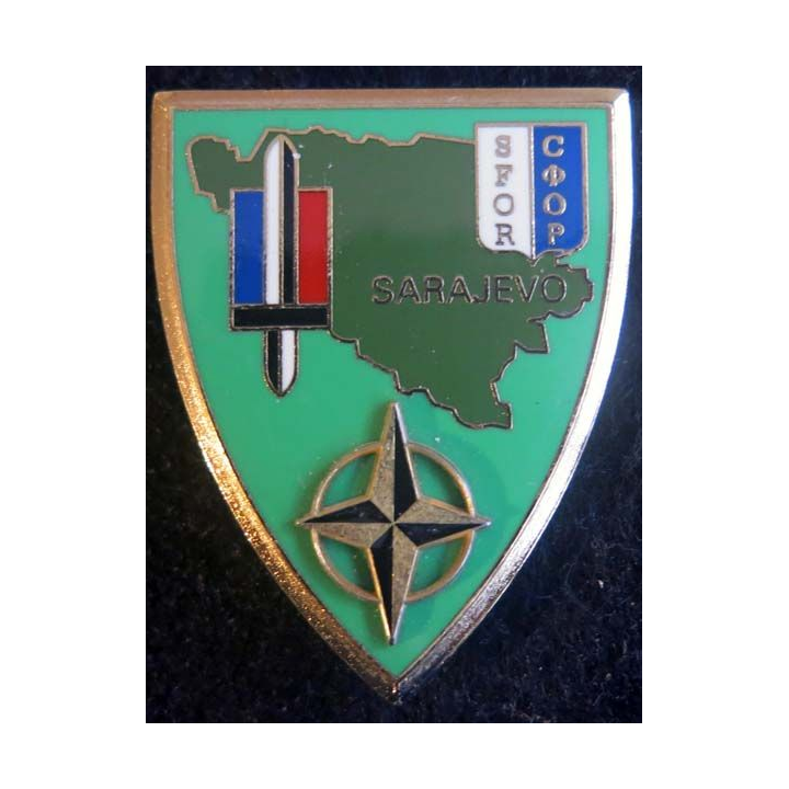 EM SFOR: état major du REPFRANCE à Sarajevo Delsart Sens