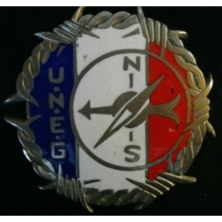 plaque de véhicule de l'union nationale des évadés de guerre UNEG