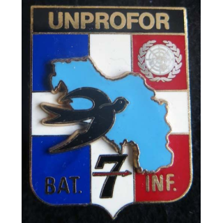 Bataillon d'infanterie N°7 de l'UNPROFOR 170° RI Delsart Sens