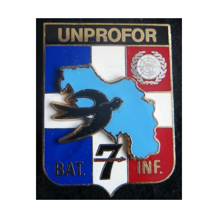 Bataillon d'infanterie N°7 de l'UNPROFOR 170° RI Delsart Sens