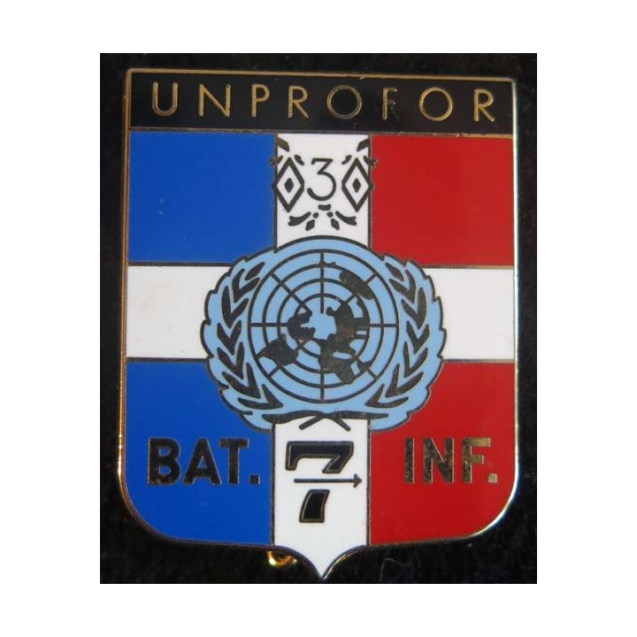 Bataillon d'infanterie N°7 de l'UNPROFOR 7° DB 3° RC Drago