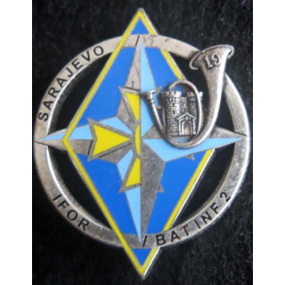 19° groupe de chasseurs mécanisés IFOR BATINF 2 Sarajevo LR Paris