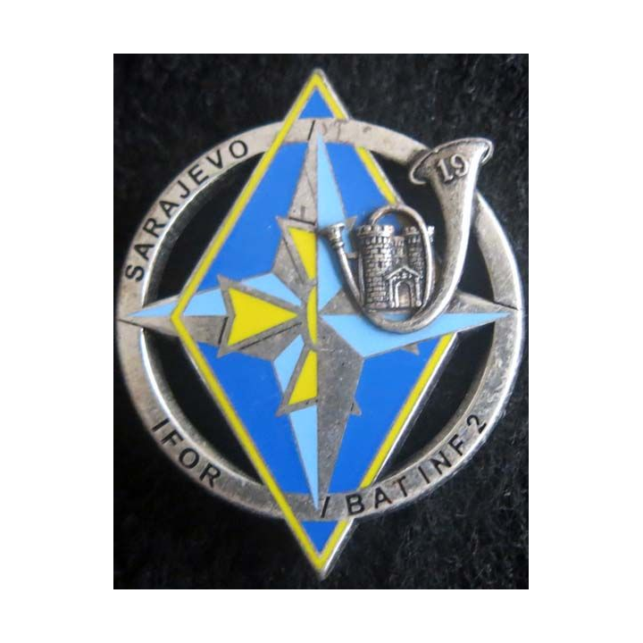 19° groupe de chasseurs mécanisés IFOR BATINF 2 Sarajevo LR Paris