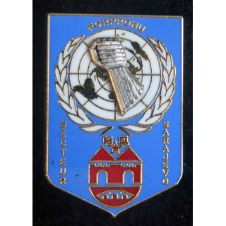 HQ Secteur SARAJEVO FORPRONU 3° mandat 1993 Balme Saumur