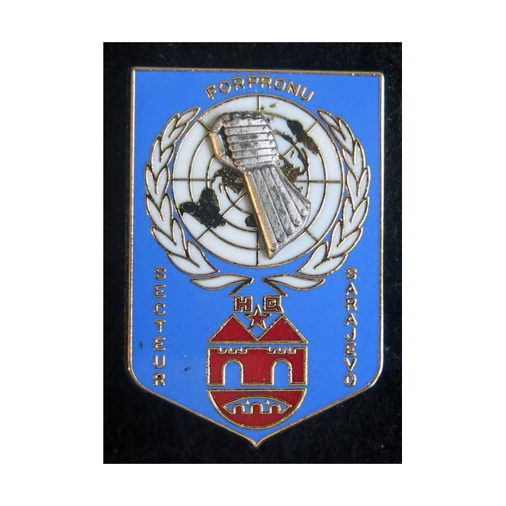 HQ Secteur SARAJEVO FORPRONU 3° mandat 1993 Balme Saumur