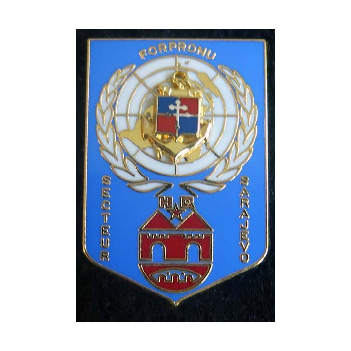 HQ Secteur SARAJEVO FORPRONU 4° mandat Balme Saumur