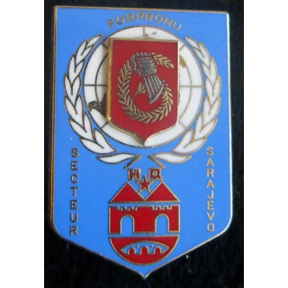 HQ Secteur SARAJEVO FORPRONU 6° mandat 1995 Balme Saumur