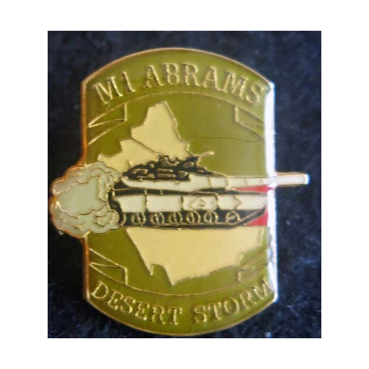 DESERT STORM : pin's métallique du M 60 Patton de fabrication Sesa