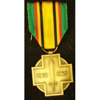 BELGIQUE : MÉDAILLE COMMÉMORATIVE 1940-1945