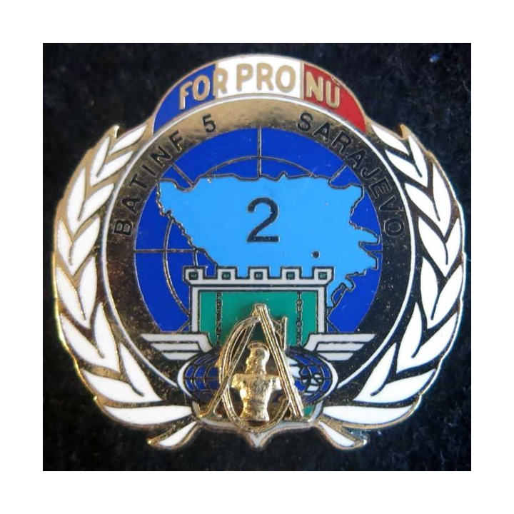 Compagnie d'appui du BATINF 5 de la FORPRONU 2° séjour Fraisse Paris