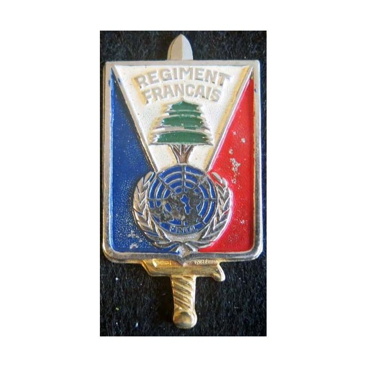 Régiment français de la FINUL fabrication locale Israélienne G. 2651 