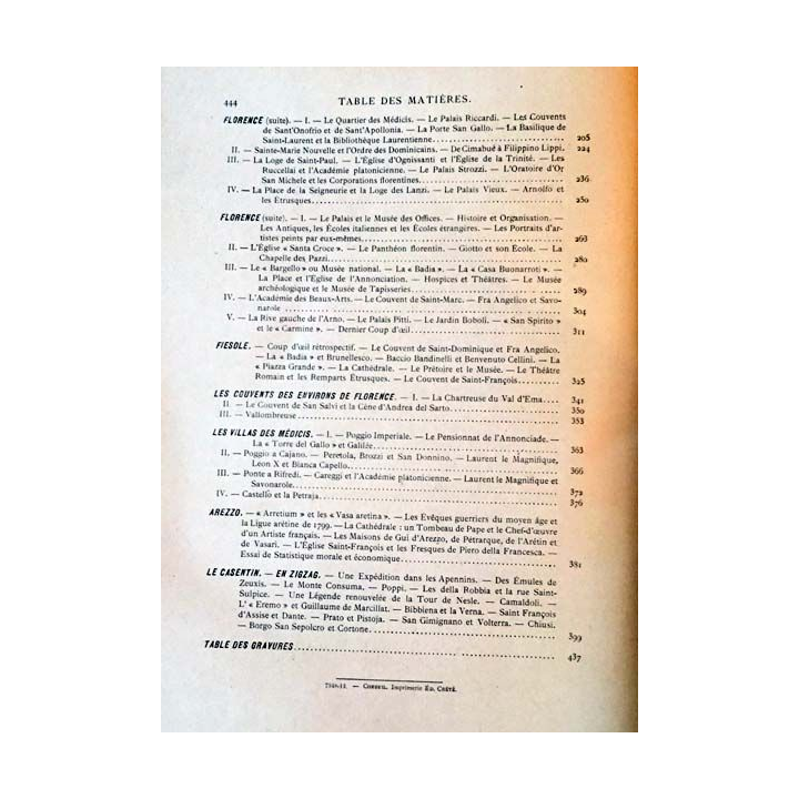 1. Florence et la Toscane de Eugène Müntz aux éditions Librairie Hachette