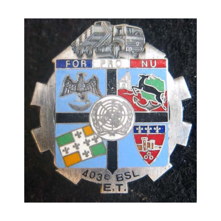 Escadron de transport du 403° BSL FORPRONU 1995 Destrée 