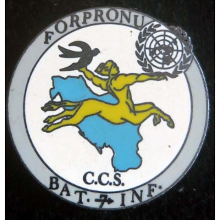 7° DB CCS BATINF de la FORPRONU de fabrication Delsart