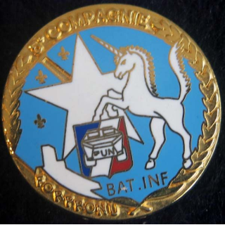 5° compagnie bataillon d'infanterie FORPRONU Ballard