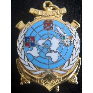 compagnie de QG FORPRONU Sarajevo (HQ Coy UNPROFOR)  Balme Saumur