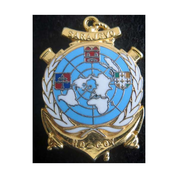 compagnie de QG FORPRONU Sarajevo (HQ Coy UNPROFOR)  Balme Saumur