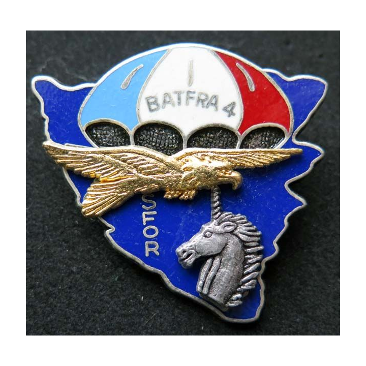 1° RCP insigne 1° régiment chasseurs parachutistes BAT FRA 4 Ballard