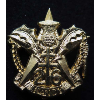 26° RI : 26° régiment d'infanterie Ballard tout doré
