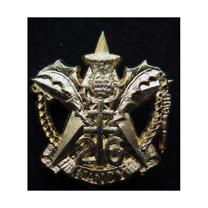 26° RI : 26° régiment d'infanterie Ballard tout doré