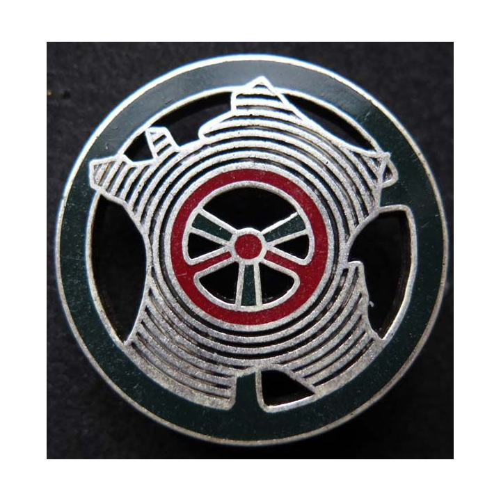 insigne moniteur de conduite automobile CT1 argent Ets Vanappelghem 