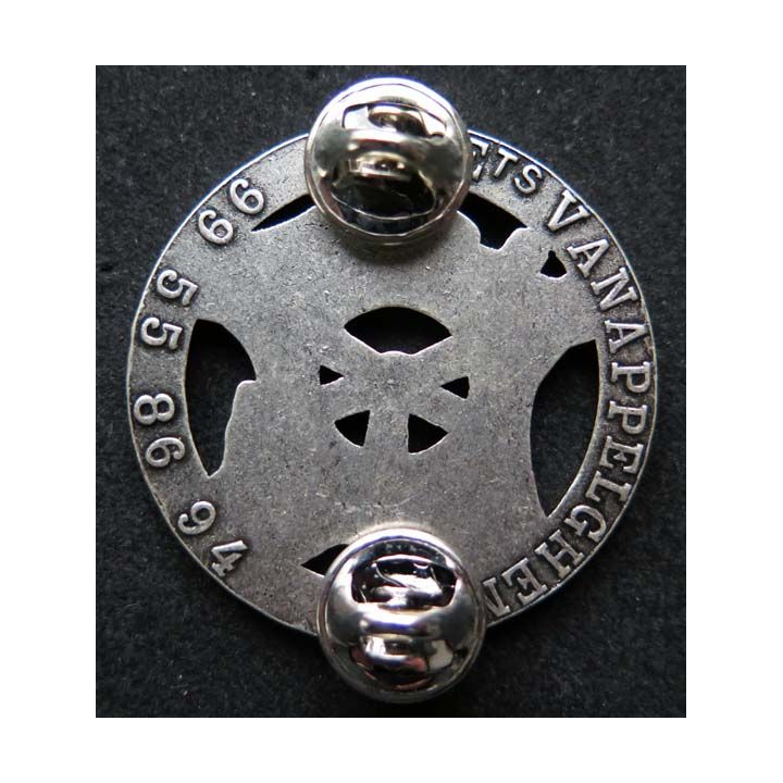 insigne moniteur de conduite automobile CT1 argent Ets Vanappelghem 