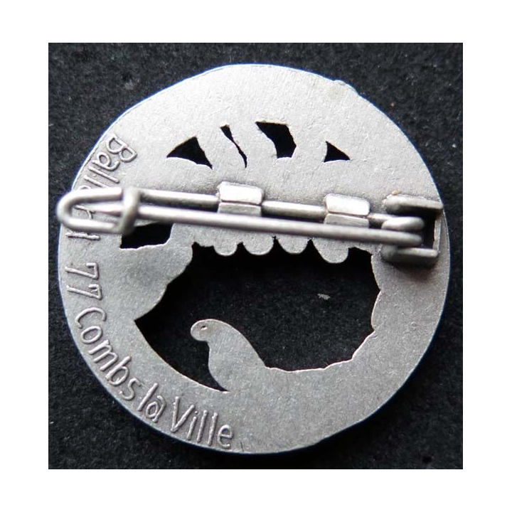 CUIRS : insigne du 3° escadron du 3° régiment de cuirassiers de fabrication Ballard