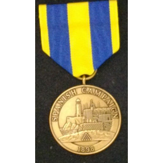 USA : SPANISH CAMPAIGN MEDAL 1898 MARINE CORPS