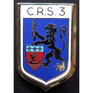 CRS 3 insigne compagnie républicaine de sécurité n° 3 Ballard