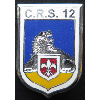 CRS 12 insigne compagnie républicaine de sécurité n° 12 Ballard