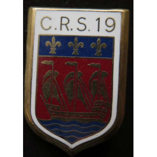 CRS 19 insigne compagnie républicaine de sécurité n° 19 Ballard