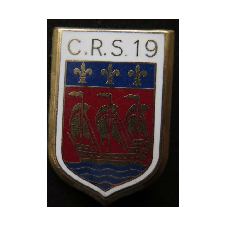 CRS 19 insigne compagnie républicaine de sécurité n° 19 Ballard